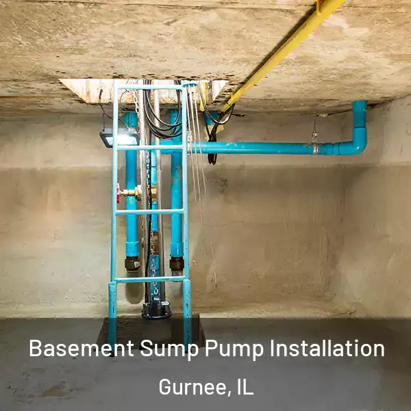  Basement Sump Pump Installation Gurnee, IL